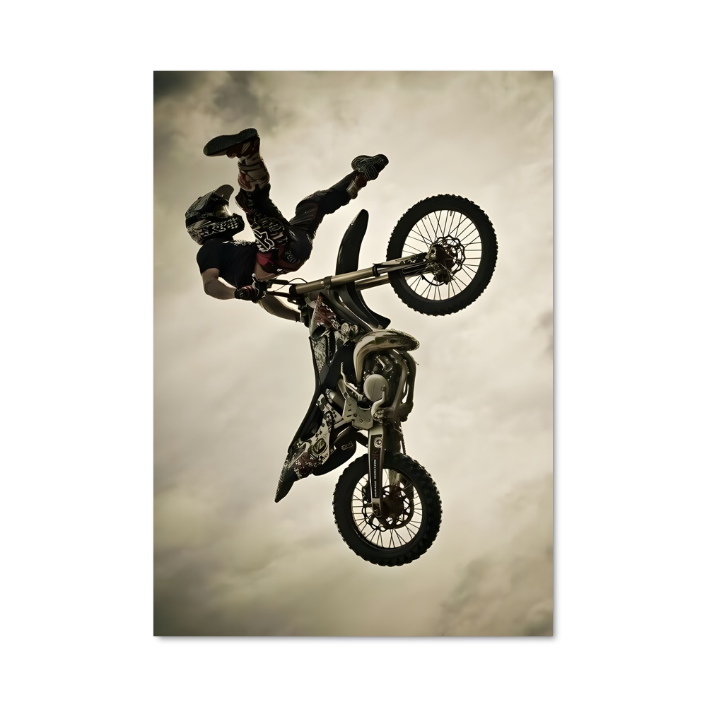 Poster Freestyle Extrême – affiche Motocross freestyle